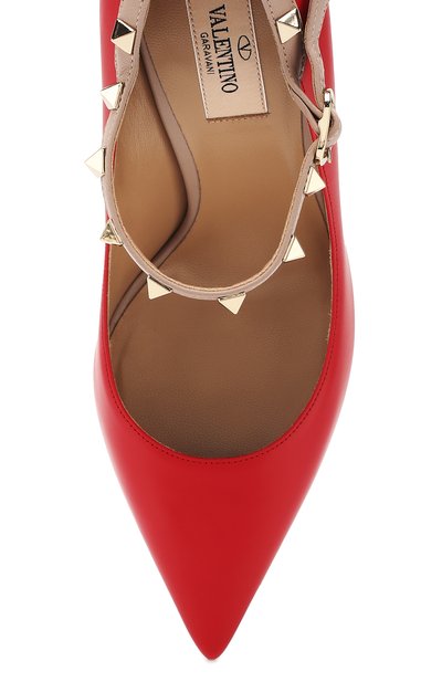 Кожаные туфли rockstud VALENTINO, арт. TW2S0T04/V0D, фото 5
