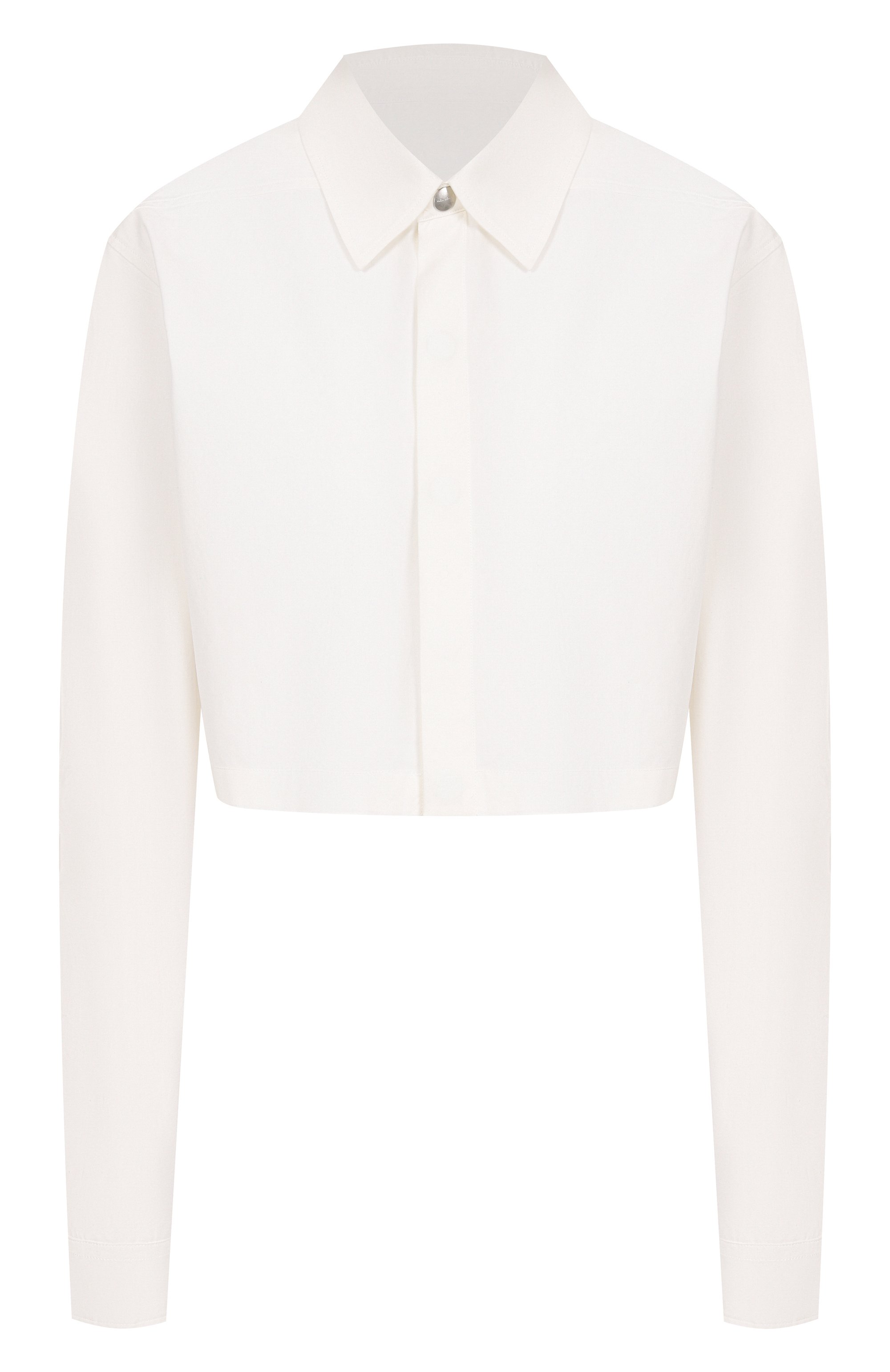 Хлопковая рубашка RICK OWENS, арт. RP01E7240/P, фото 1