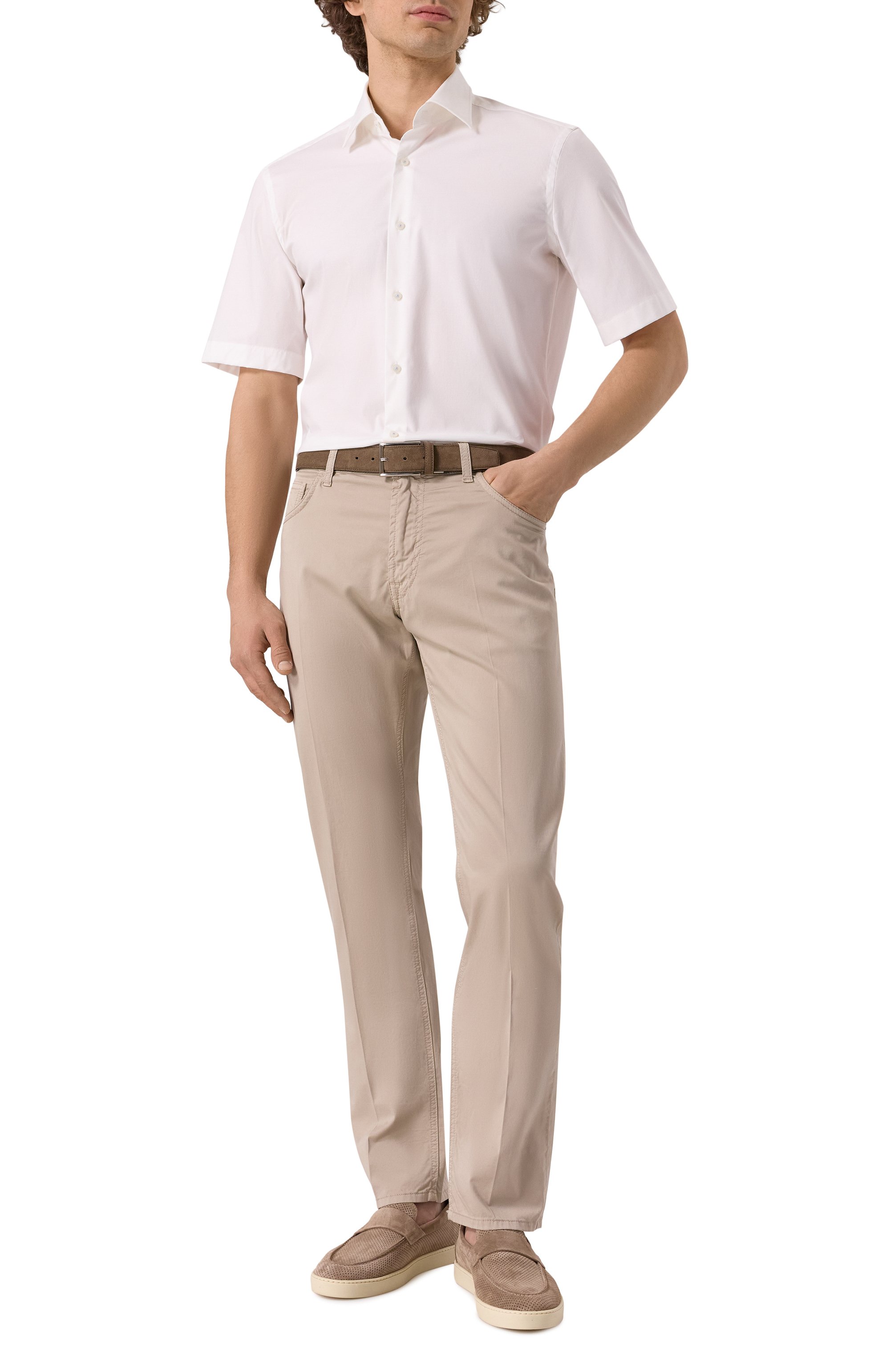 Хлопковая рубашка BOSS, арт. 50539774, фото 2