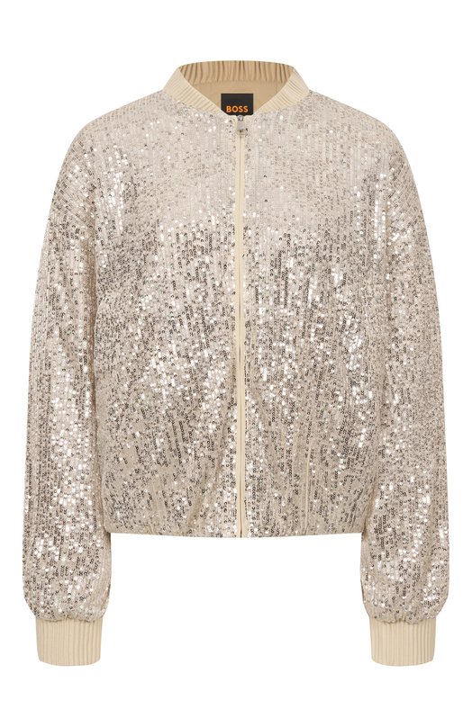 Бомбер с отделкой пайетками BOSS Orange 50548336 Золотой 50548336