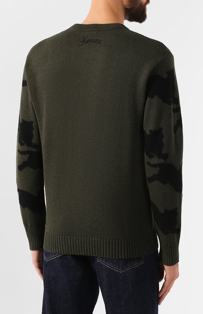 Джемпер из смеси хлопка и шерсти KENZO, арт. F965PU2113LA, фото 4