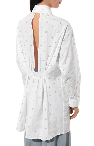 Хлопковая рубашка FENDI, арт. FDC959 AFLK, фото 4