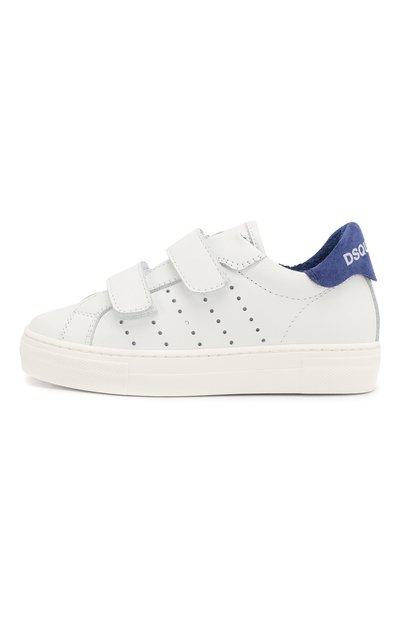 Кожаные кеды с застежками велькро DSQUARED2, арт. 59784/28-35, фото 2