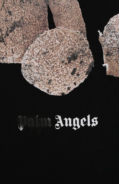 Хлопковая футболка PALM ANGELS, арт. PMAA001F21JER0271060, фото 5