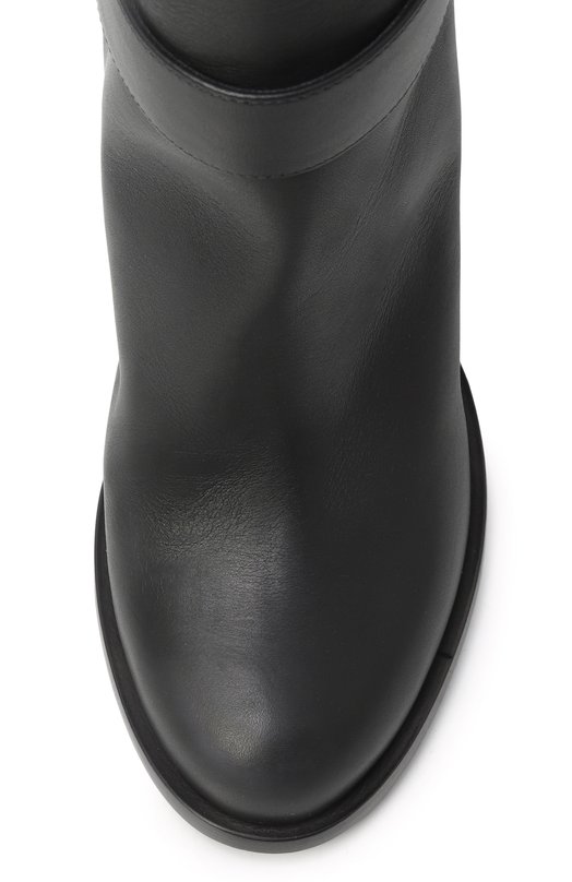 Кожаные сапоги Moss 105 Dolce & Gabbana CU1222/A0831 Чёрный  CU1222/A0831 Фото 6