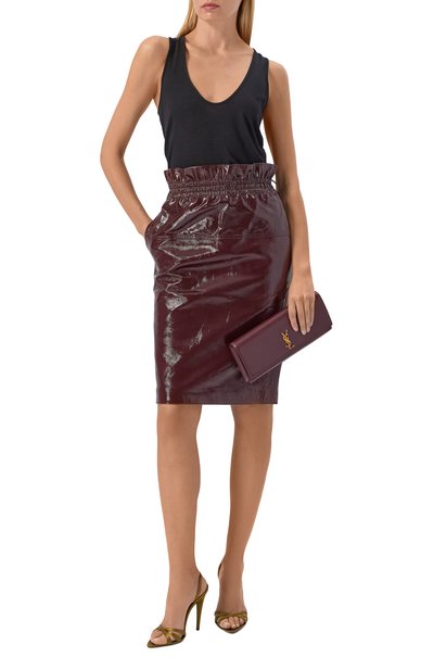 Атласные босоножки kate 110 SAINT LAURENT, арт. 859259/9QNAG, фото 3