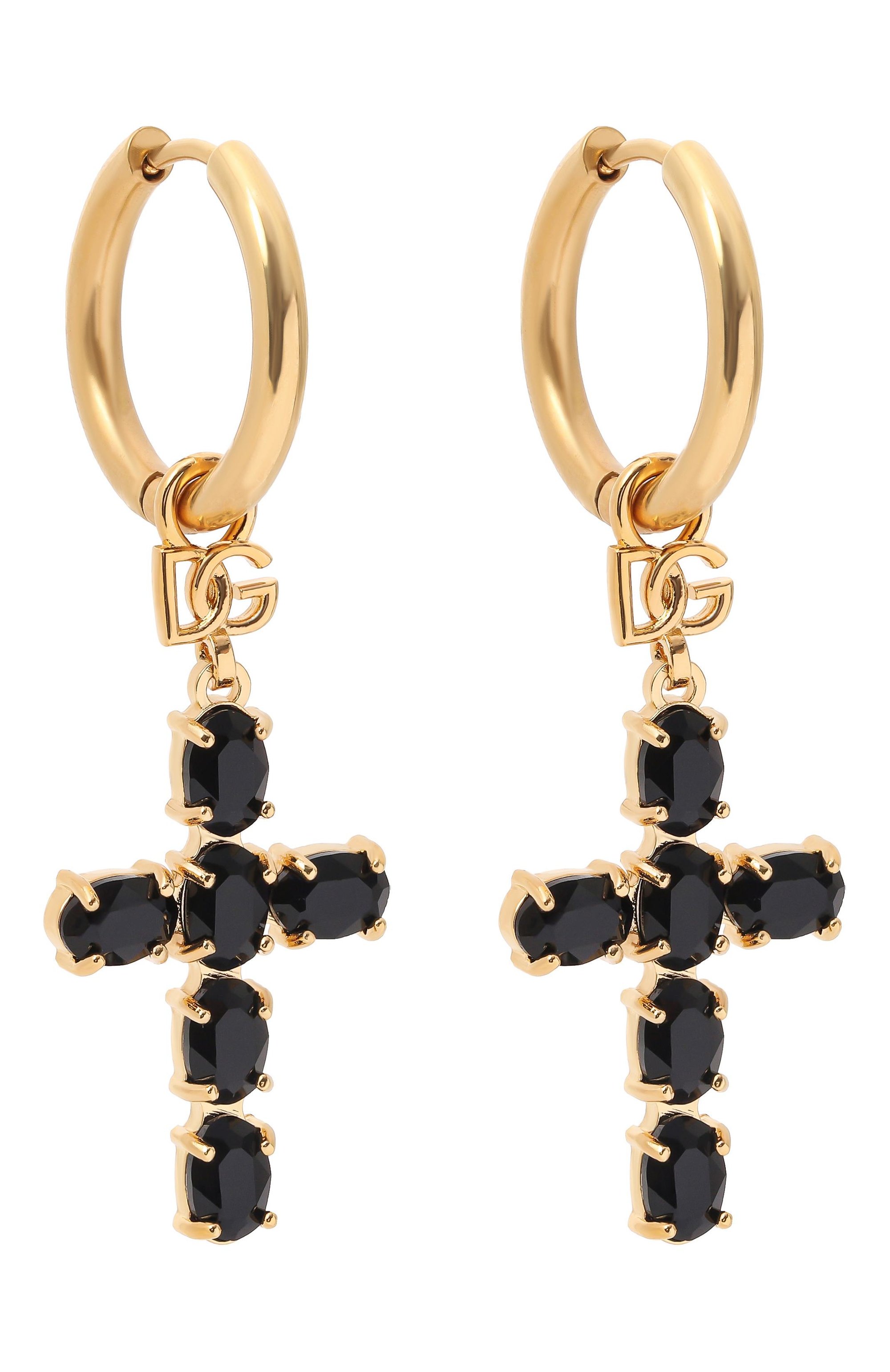 Серьги DOLCE & GABBANA черного цвета по цене 68100 руб., арт. WEQ2D6/W1111, фото 3 Серьги DOLCE & GABBANA, арт. WEQ2D6/W1111, фото 3