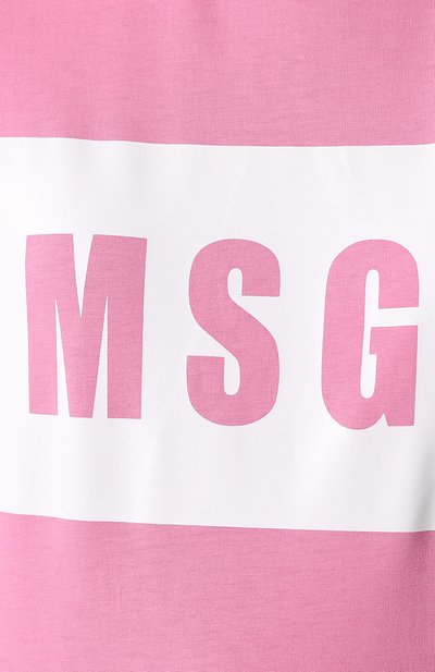 Хлопковая футболка MSGM, арт. 2841MDM95 207298, фото 5