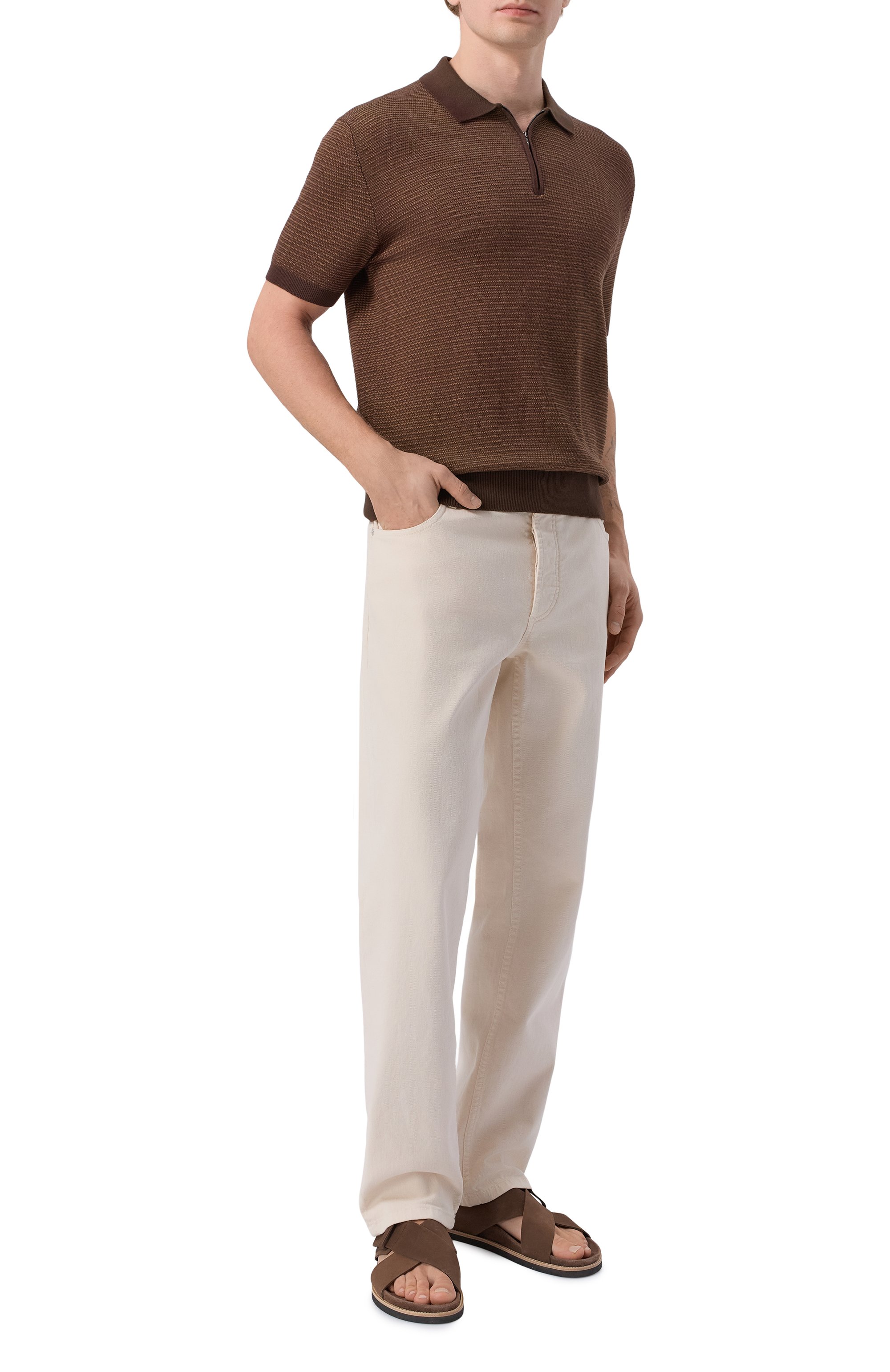 Замшевые шлепанцы PAUL&SHARK, арт. 26418005, фото 2