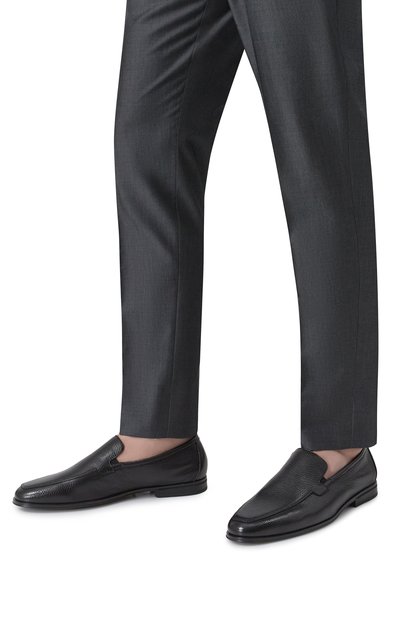 Кожаные лоферы DOUCAL'S, арт. DU3392N0TTUZ215N, фото 3