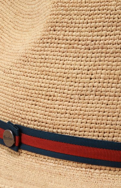 Соломенная шляпа argentina BORSALINO светло-бежевого цвета по цене 34600 руб., арт. 141165, фото 4 Соломенная шляпа argentina BORSALINO, арт. 141165, фото 4