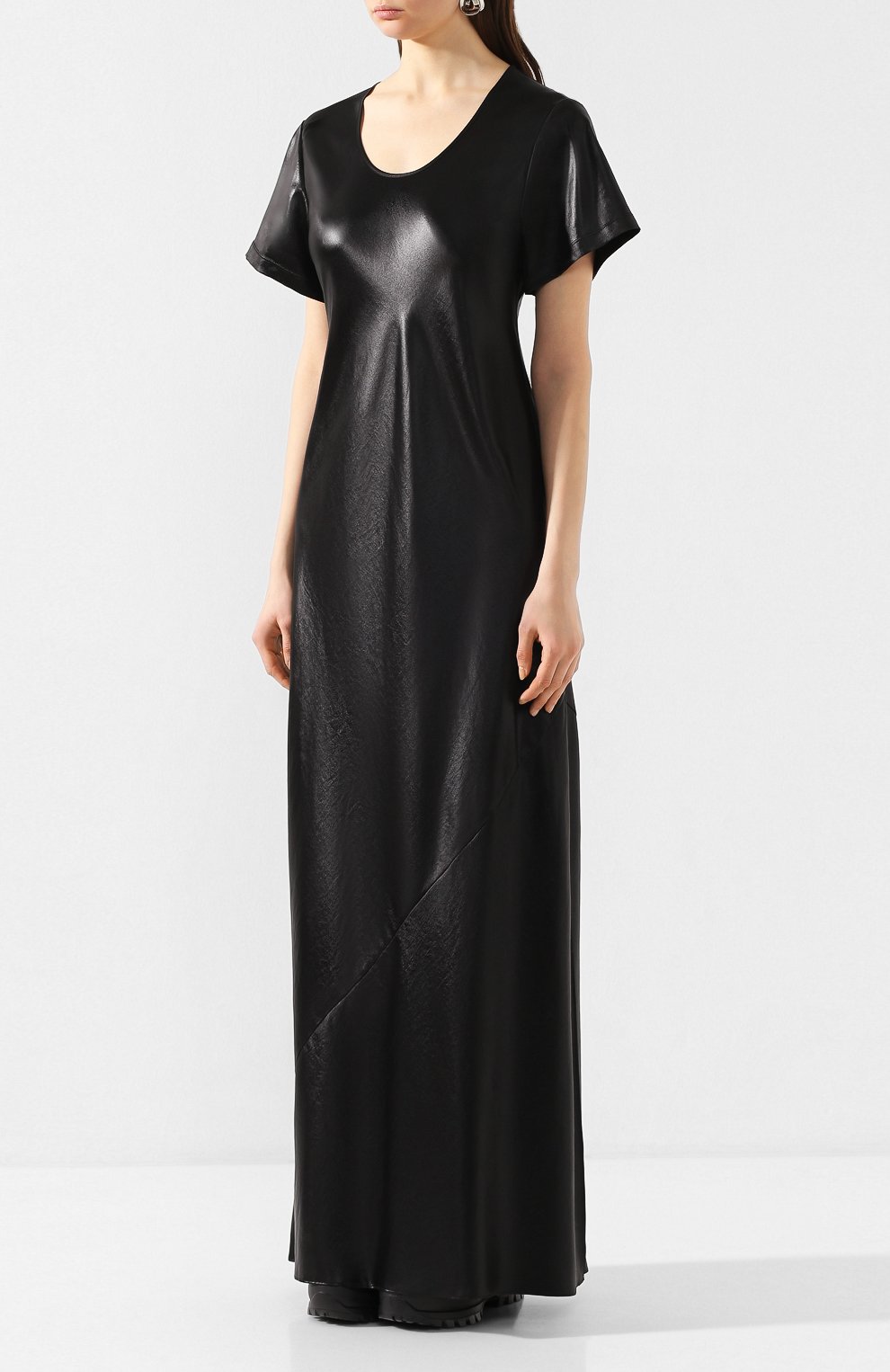 Платье-макси ALEXANDERWANG.T черного цвета по цене 69950 руб., арт. 4WC1206016, фото 3 Платье-макси ALEXANDERWANG.T, арт. 4WC1206016, фото 3