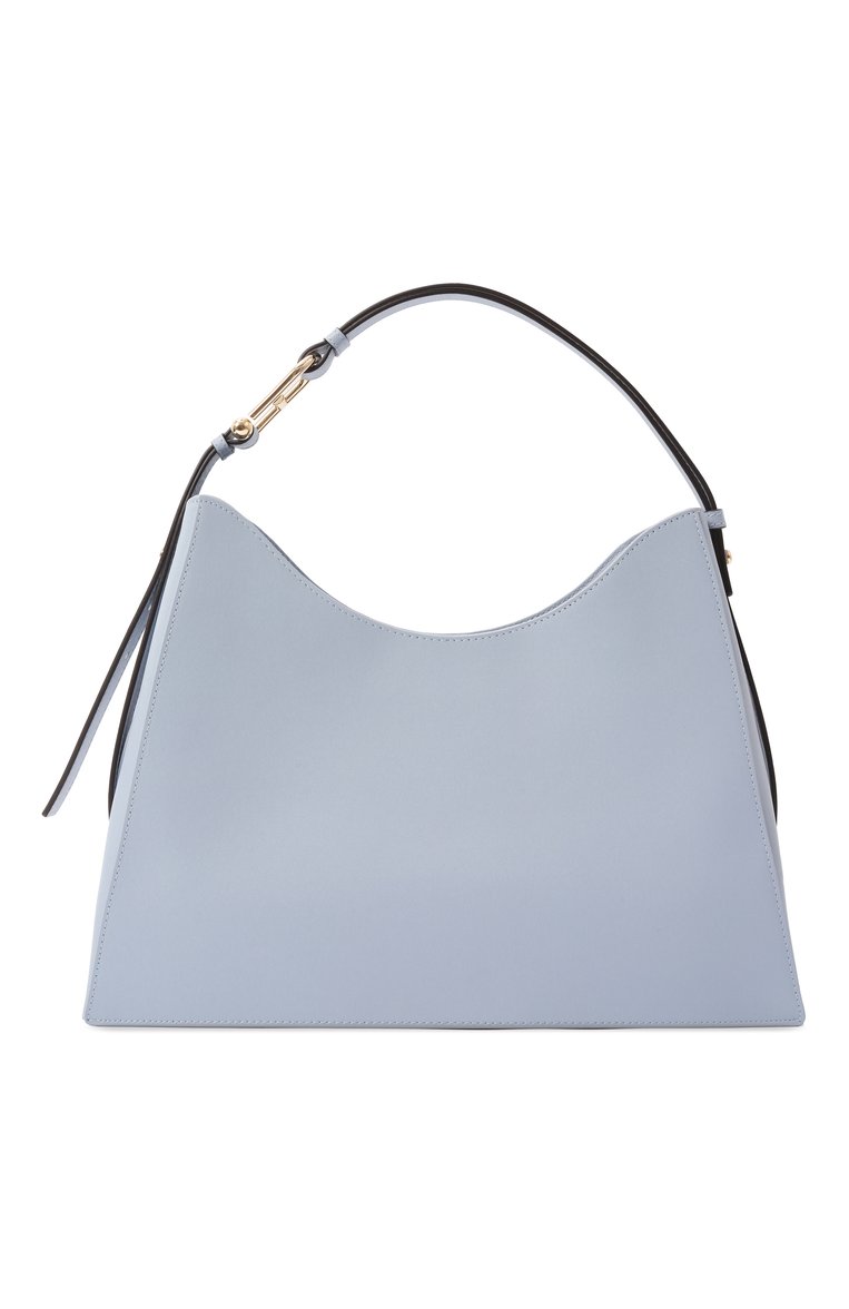 Женская сумка furla nuvola large FURLA светло-голубого цвета, арт. WB01246/BX2045 | Фото 6 (Материал: Натуральная кожа; Размер: large; Автоматизация ТО: Проставлено; Автоматизация состава: Проставлено)
