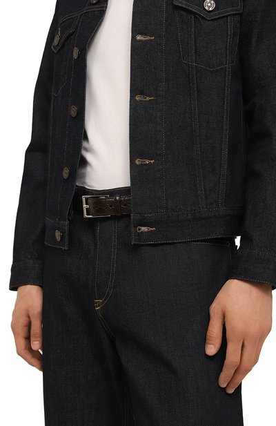 Ремень из кожи каймана GUCCI, арт. 429028 E7I0N, фото 2