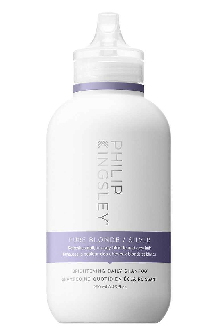 Шампунь для светлых волос холодных оттенков pure blonde/silver (250ml) PHILIP KINGSLEY бесцветного цвета, арт. 5060305127906 | Фото 1 (Тип продукта: Шампуни; Региональные ограничения белый список (Axapta Mercury): Не проставлено; Назначение: Для волос; Нос: Не проставлено; Тип волос: Окрашенные)