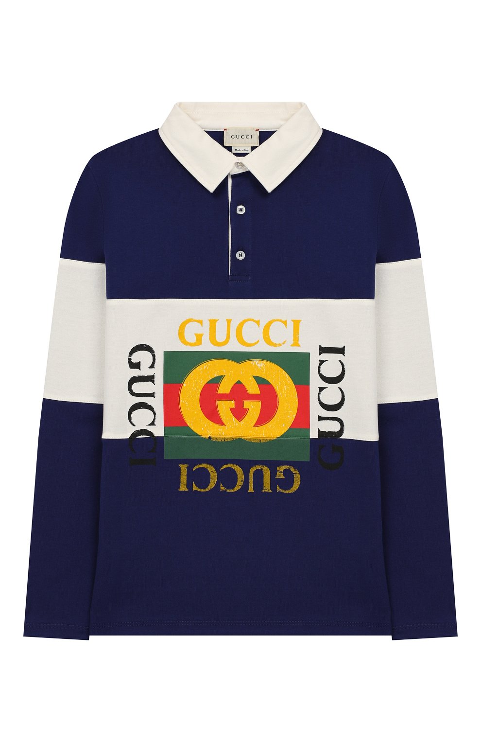 Хлопковое поло GUCCI, арт. 573935/XJAAM, фото 1