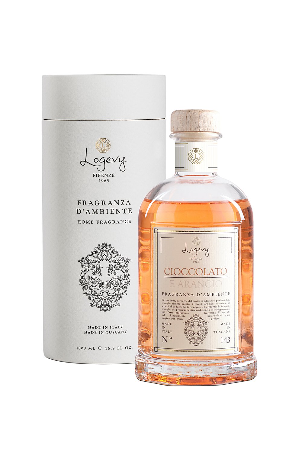Диффузор cioccolato e arancio / "шоколад & апельсин" (1000ml) LOGEVY FIRENZE 1965 бесцветного цвета по цене 28000 руб., арт. 8050519373982, фото 2 Диффузор cioccolato e arancio / "шоколад & апельсин" (1000ml) LOGEVY FIRENZE 1965, арт. 8050519373982, фото 2