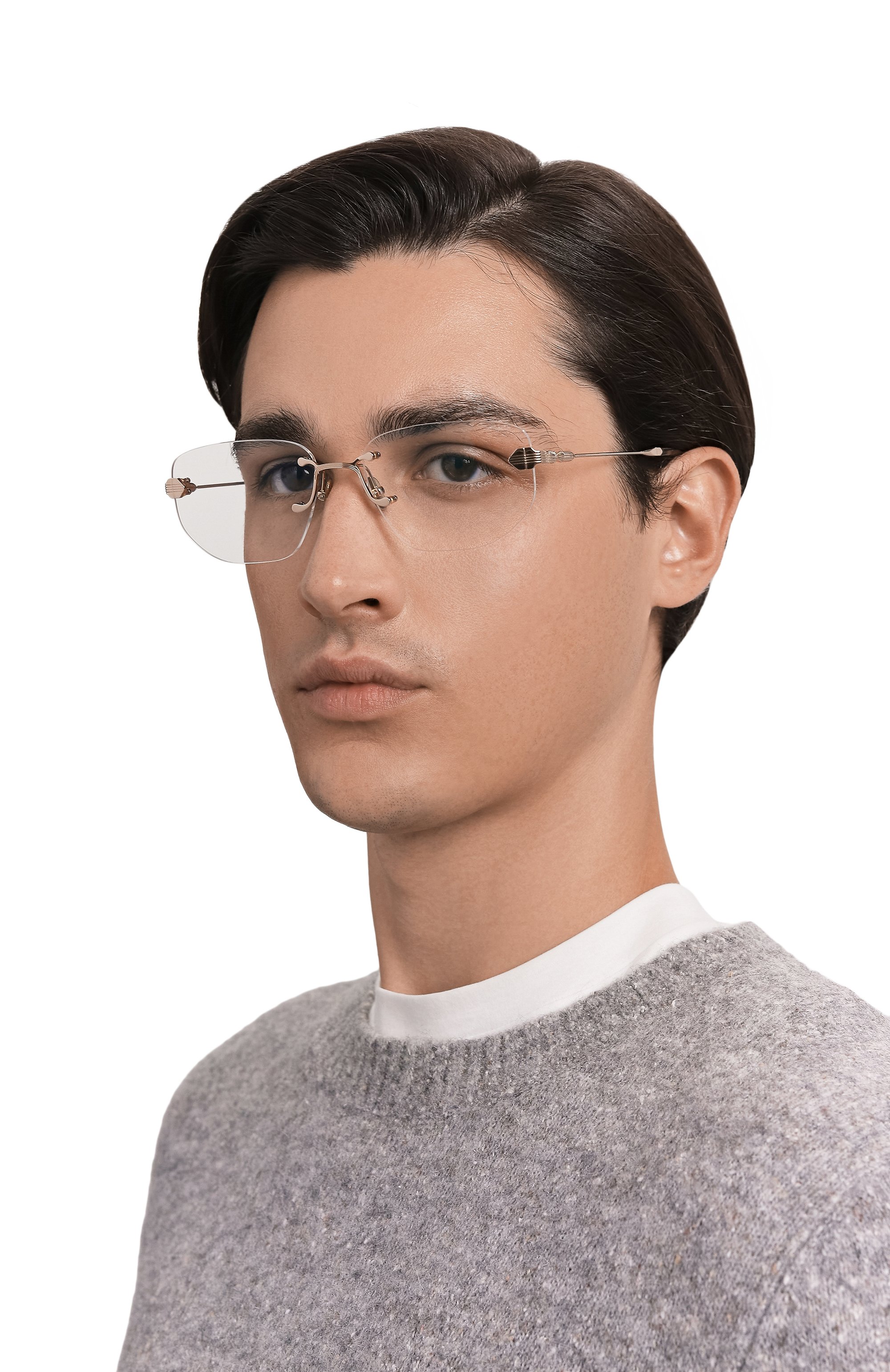 Оправа LUNETTERIE GENERALE золотого цвета по цене 77250 руб., арт. RENDEZ-V0US AU PARADIS MEDIUM T0RT0ISE, фото 2 Оправа LUNETTERIE GENERALE, арт. RENDEZ-V0US AU PARADIS MEDIUM T0RT0ISE, фото 2