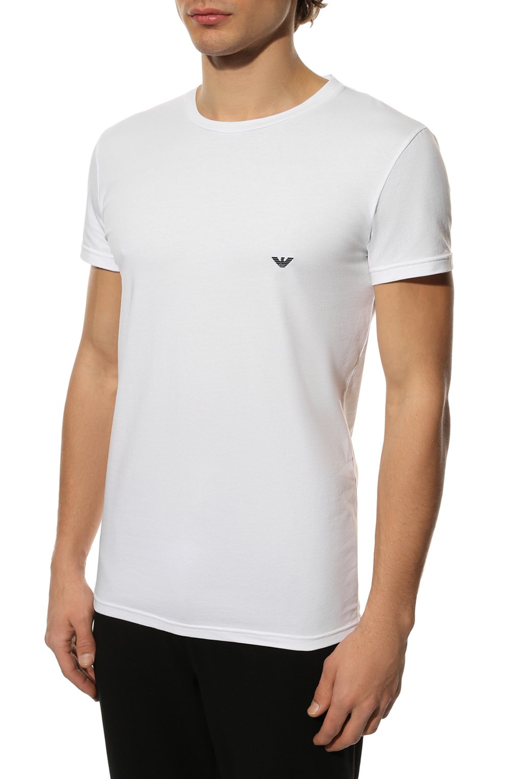 Хлопковая футболка EMPORIO ARMANI, арт. 111035/CC729, фото 3