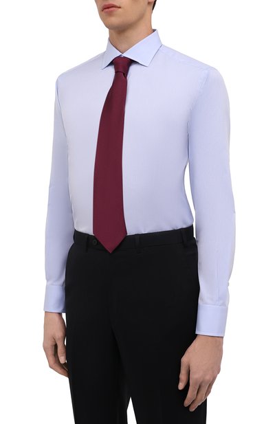 Хлопковая сорочка BRIONI светло-голубого цвета по цене 46200 руб., арт. RCT30L/0105W, фото 4 Хлопковая сорочка BRIONI, арт. RCT30L/0105W, фото 4