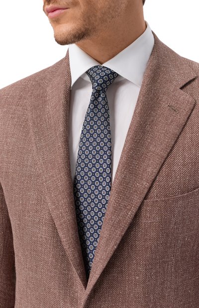 Мужской шелковый галстук CANALI, арт. 18/HJ04489