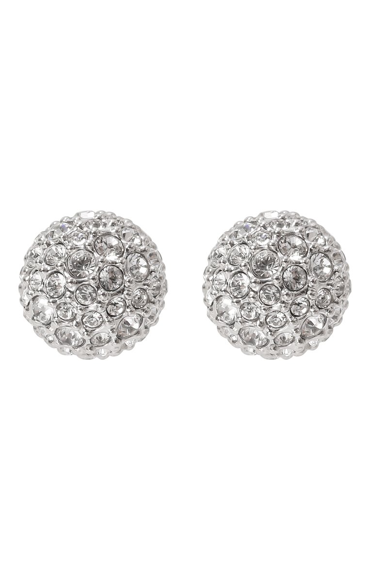 Женские серьги dextera SWAROVSKI серебряного цвета, арт. 5700290 | Фото 1 (Материал: Кристаллы, Металл; Нос: Не проставлено)