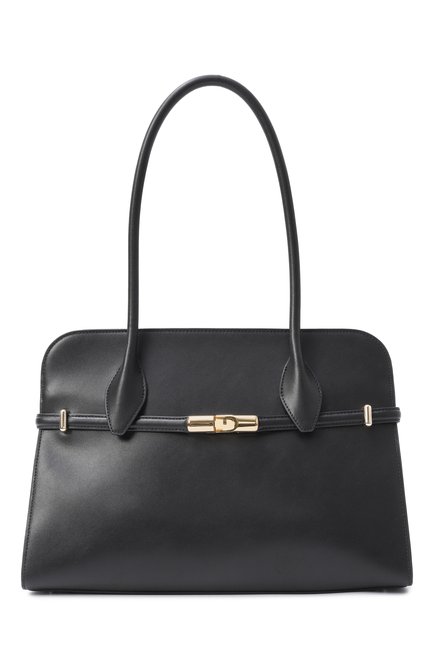 Женская сумка brandy FURLA черного цвета, арт. WB01504/BX3104 | Фото 1 (Драгоценные камни: Проставлено; Размер: large; Материал сплава: Проставлено; Материал: Натуральная кожа)