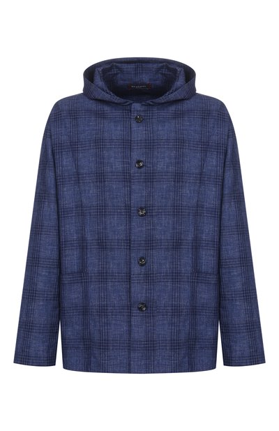 Мужская шерстяная рубашка KITON, арт. UMCLUCAK0624E01