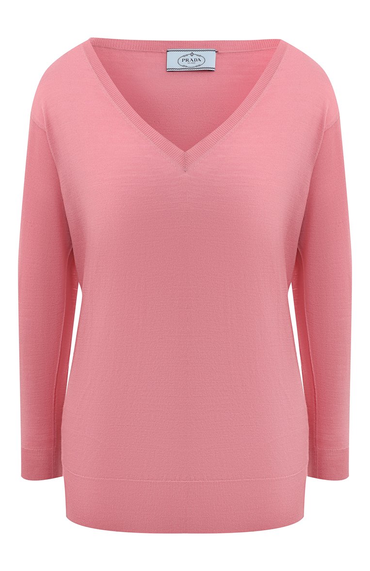 Шерстяной пуловер PRADA, арт. P24Q77-J2N-F063L-142, фото 1