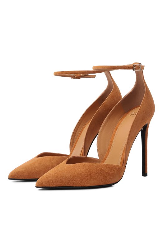 Замшевые туфли Camilla 110 Alevi Milano L26S4002.U.0879451/SUEDE Коричневый L26S4002.U.0879451/SUEDE