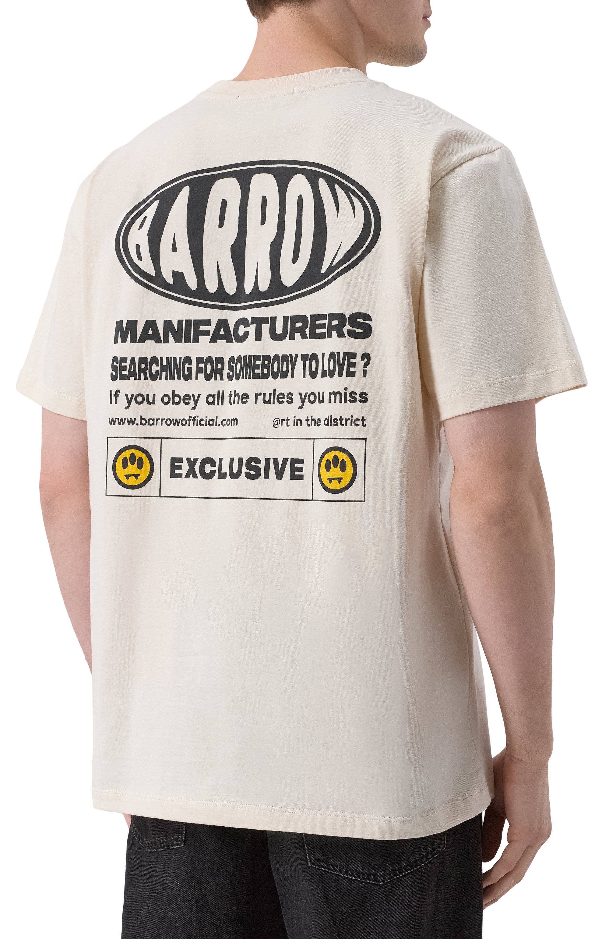 Хлопковая футболка BARROW, арт. S5BWMATH066, фото 4