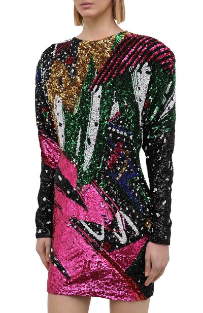 Платье с пайетками BALMAIN, арт. VF16267/P064, фото 3