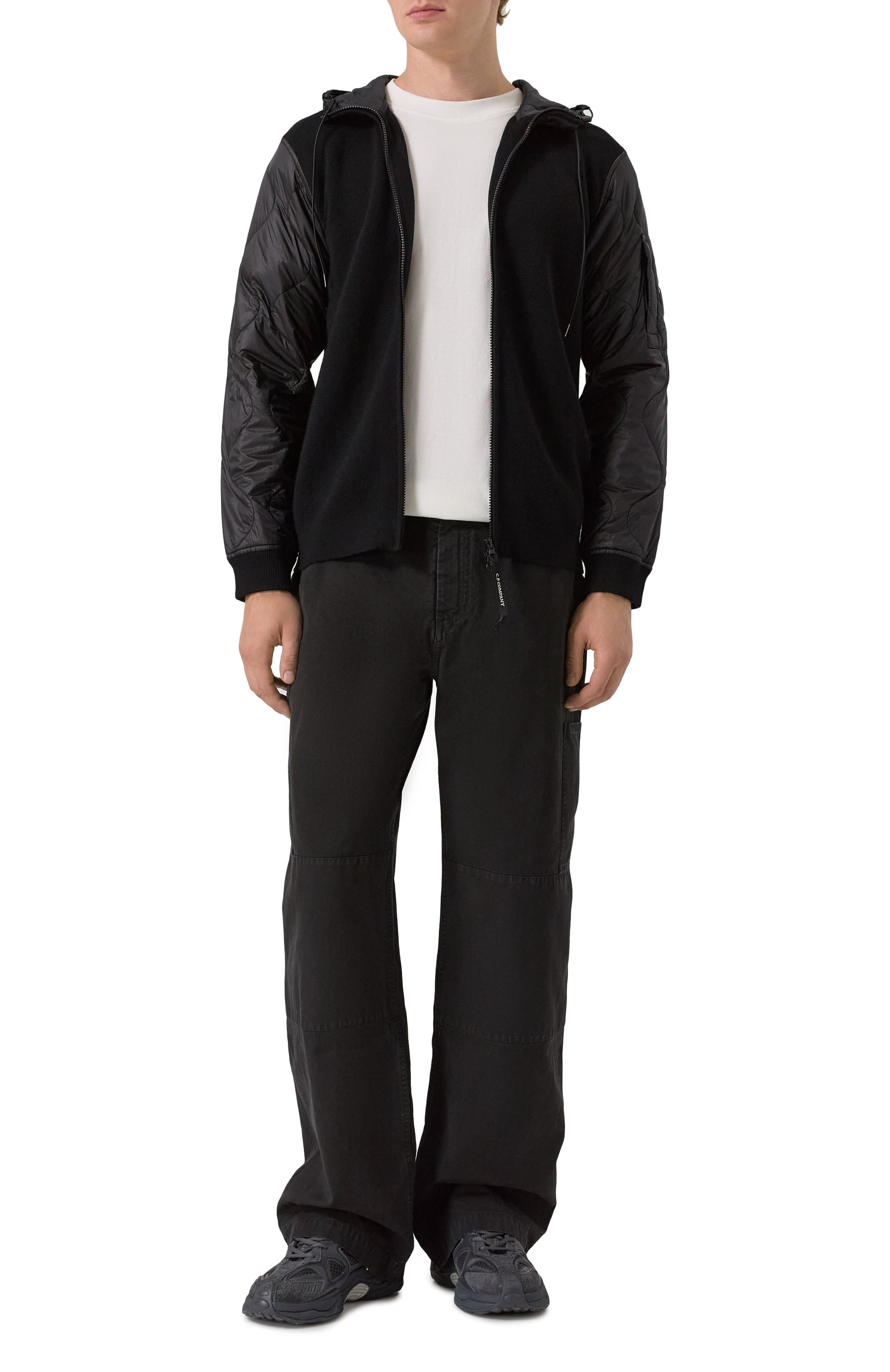 Комбинированная толстовка C.P. COMPANY, арт. 19CMKN062A006390M, фото 2