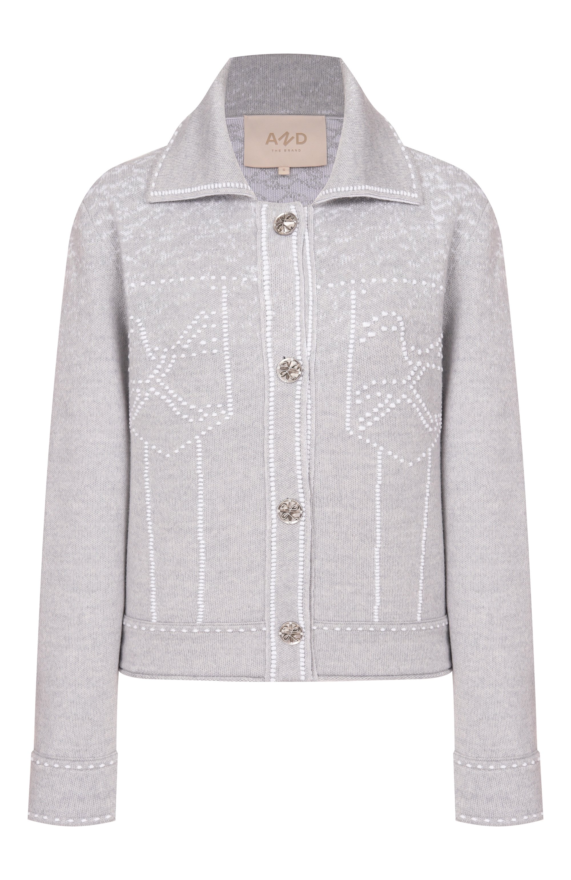 Жакет из шерсти и хлопка AND THE BRAND, арт. W26-JT031-1202-901, фото 1