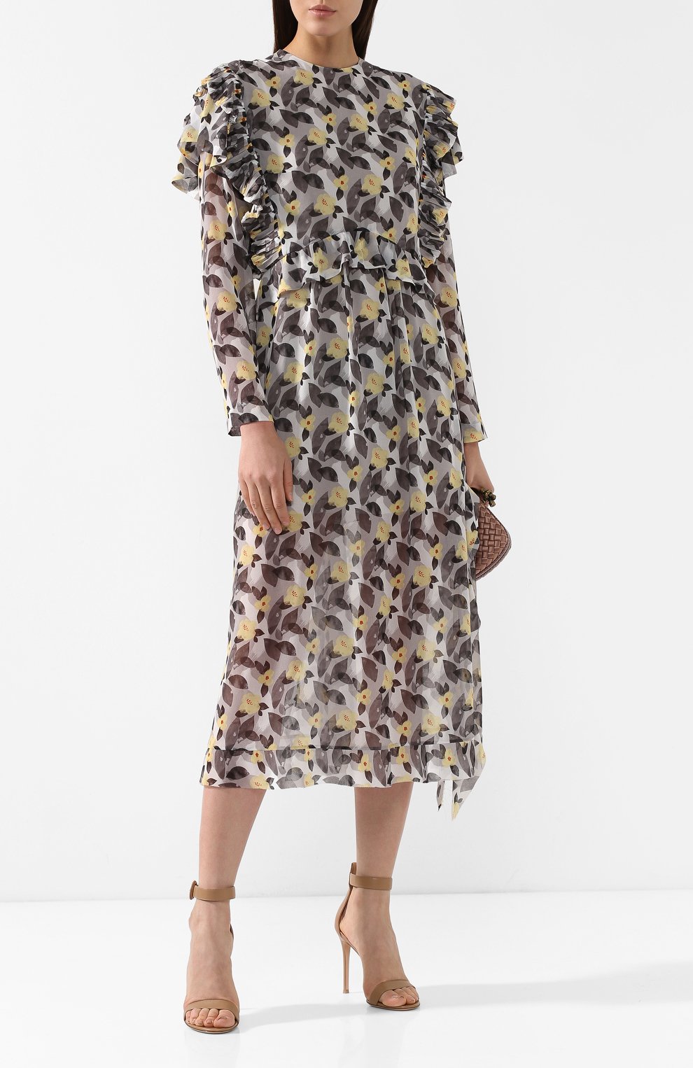 Кожаные босоножки portofino 105 GIANVITO ROSSI, арт. G61096.15RIC.NAPPRAL, фото 2