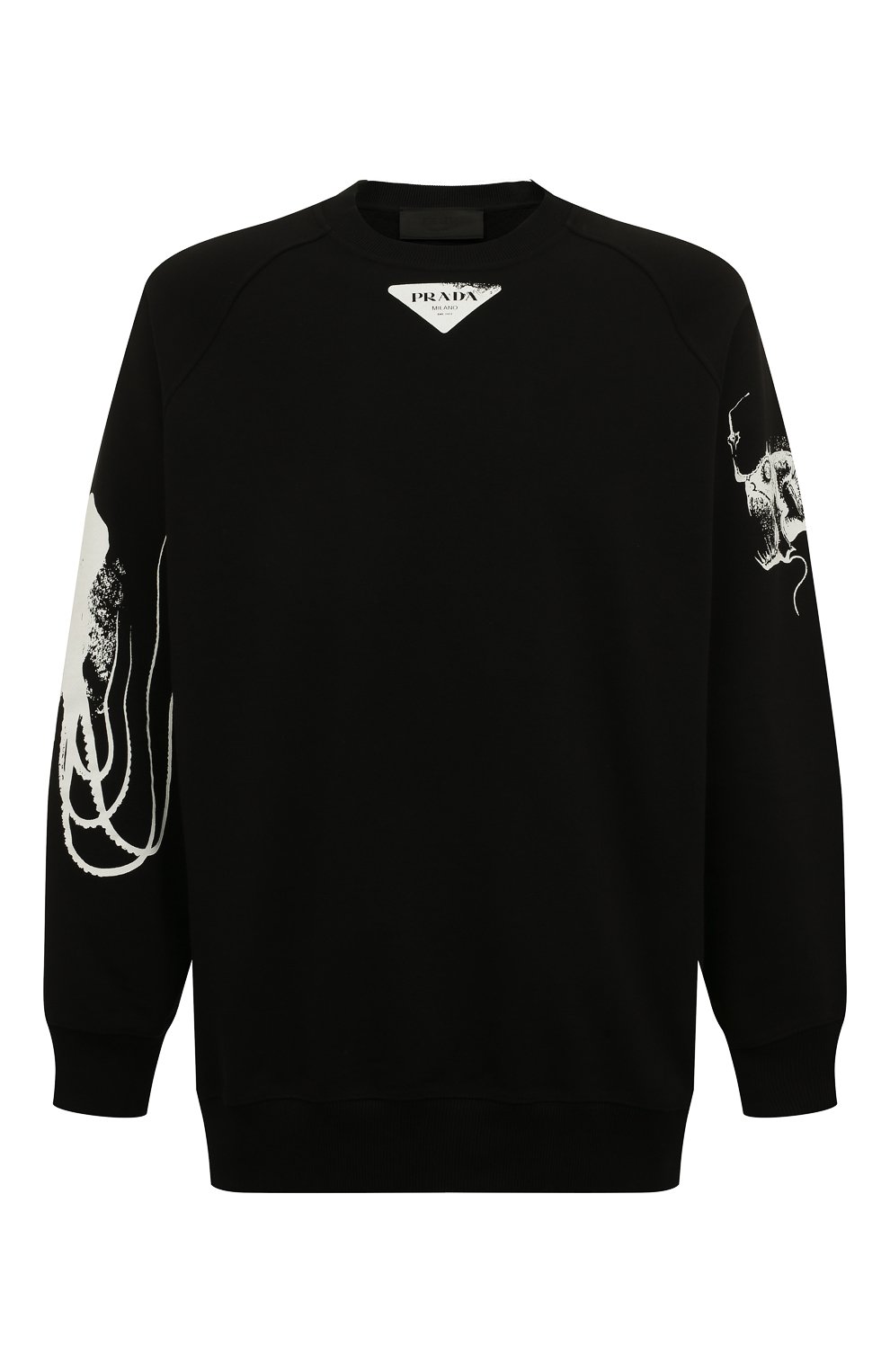 Хлопковый свитшот PRADA, арт. UJL11A-10IO-F0002-221, фото 1