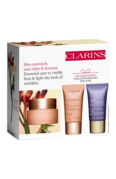 Набор extra-firming (50+2x15ml) CLARINS бесцветного цвета по цене 8850 руб., арт. 80097121, фото 3 Набор extra-firming (50+2x15ml) CLARINS, арт. 80097121, фото 3