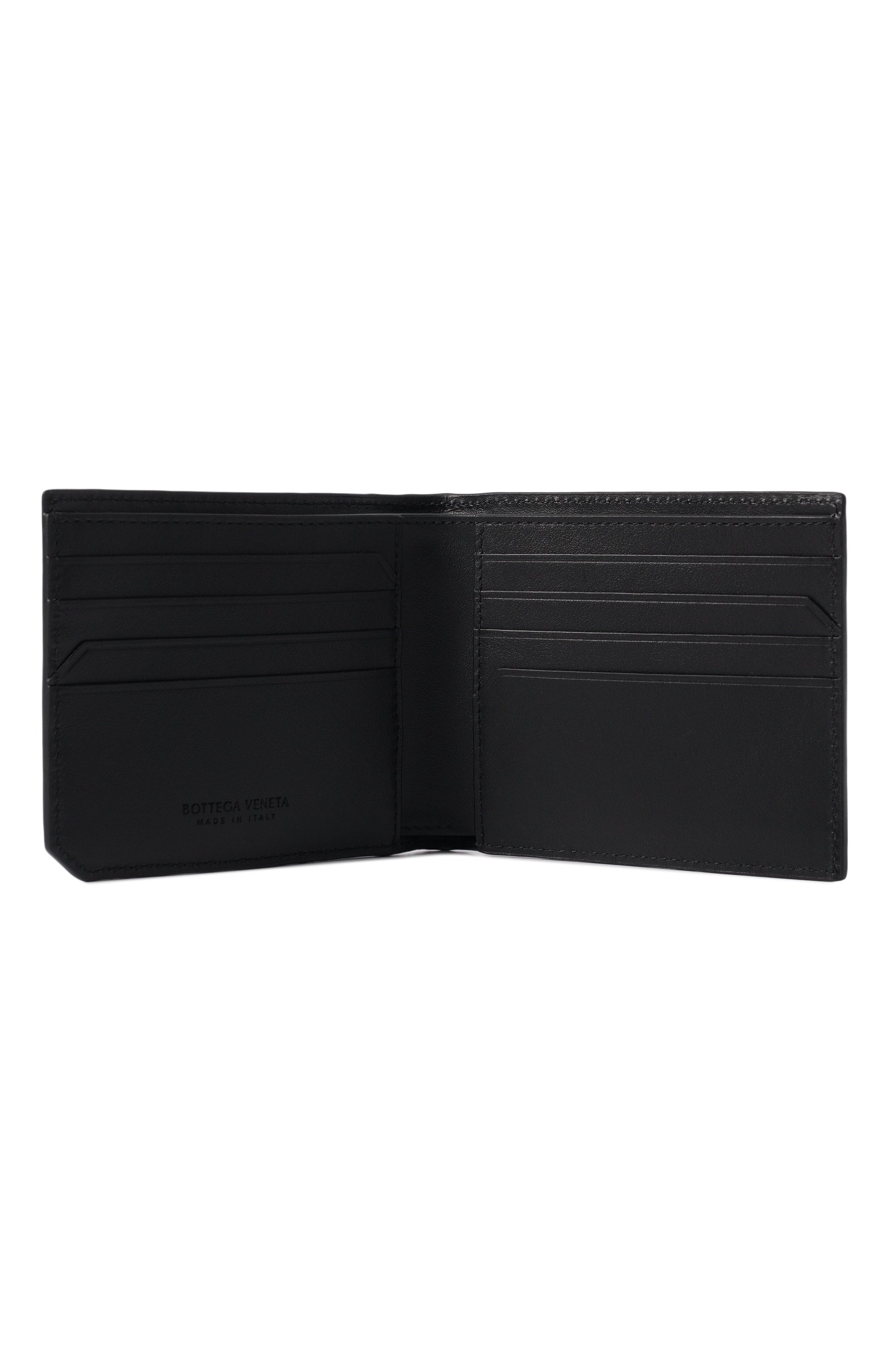 Кожаное портмоне BOTTEGA VENETA черного цвета по цене 97650 руб., арт. 796966/V69G1, фото 3 Кожаное портмоне BOTTEGA VENETA, арт. 796966/V69G1, фото 3