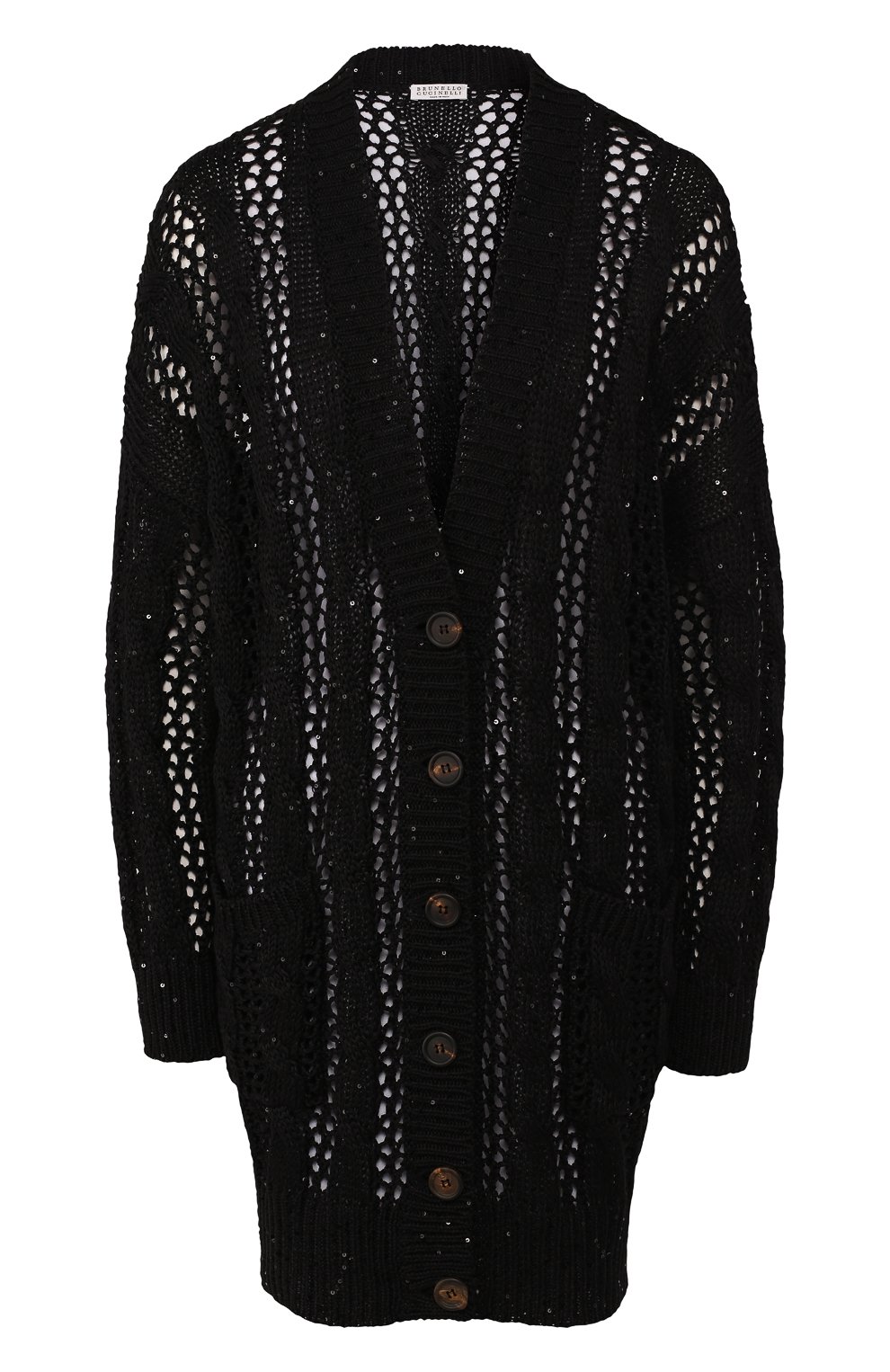 Кардиган из смеси хлопка и льна BRUNELLO CUCINELLI, арт. M70310306, фото 1