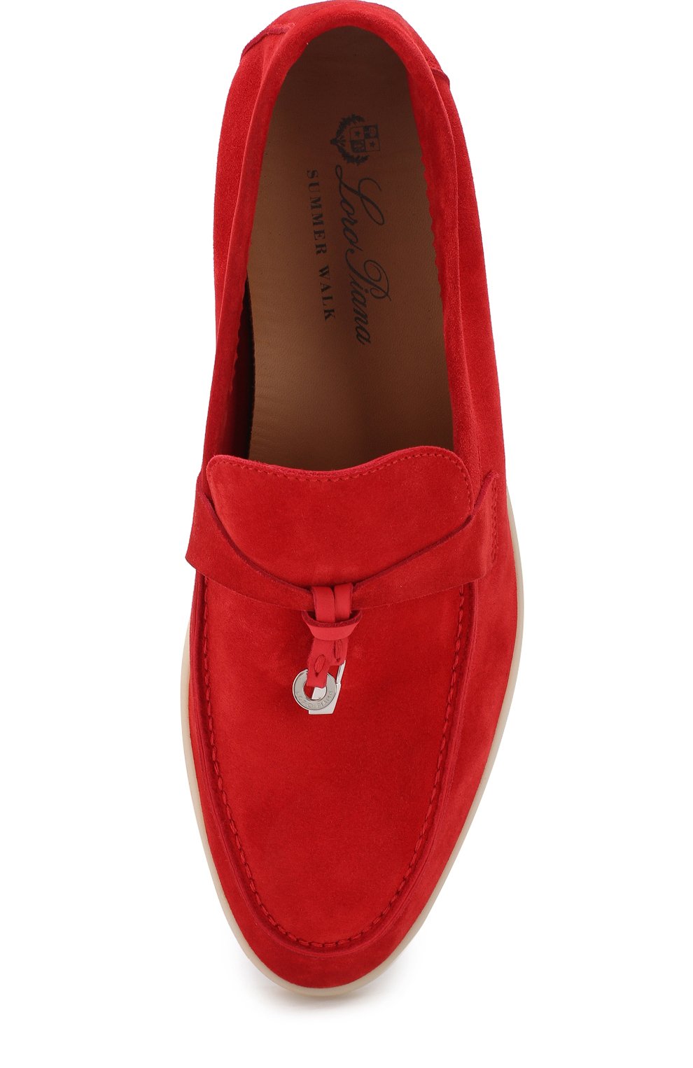 Замшевые лоферы summer charms walk LORO PIANA, арт. FAE5444, фото 5