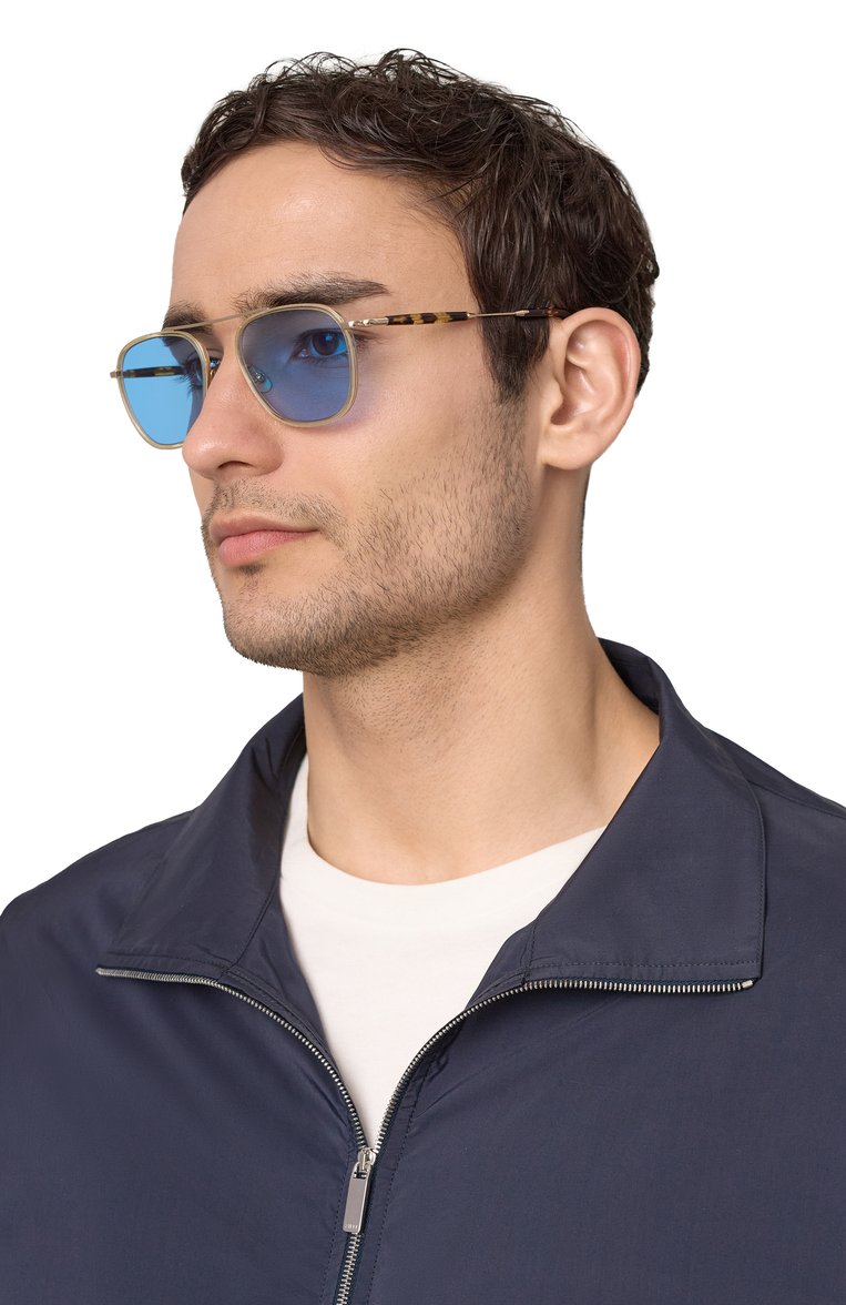 Солнцезащитные очки MOSCOT, арт. FANAGLE SUN CITR0N/T0RT0ISE/G0LD/CELEBRITY BLUE, фото 1