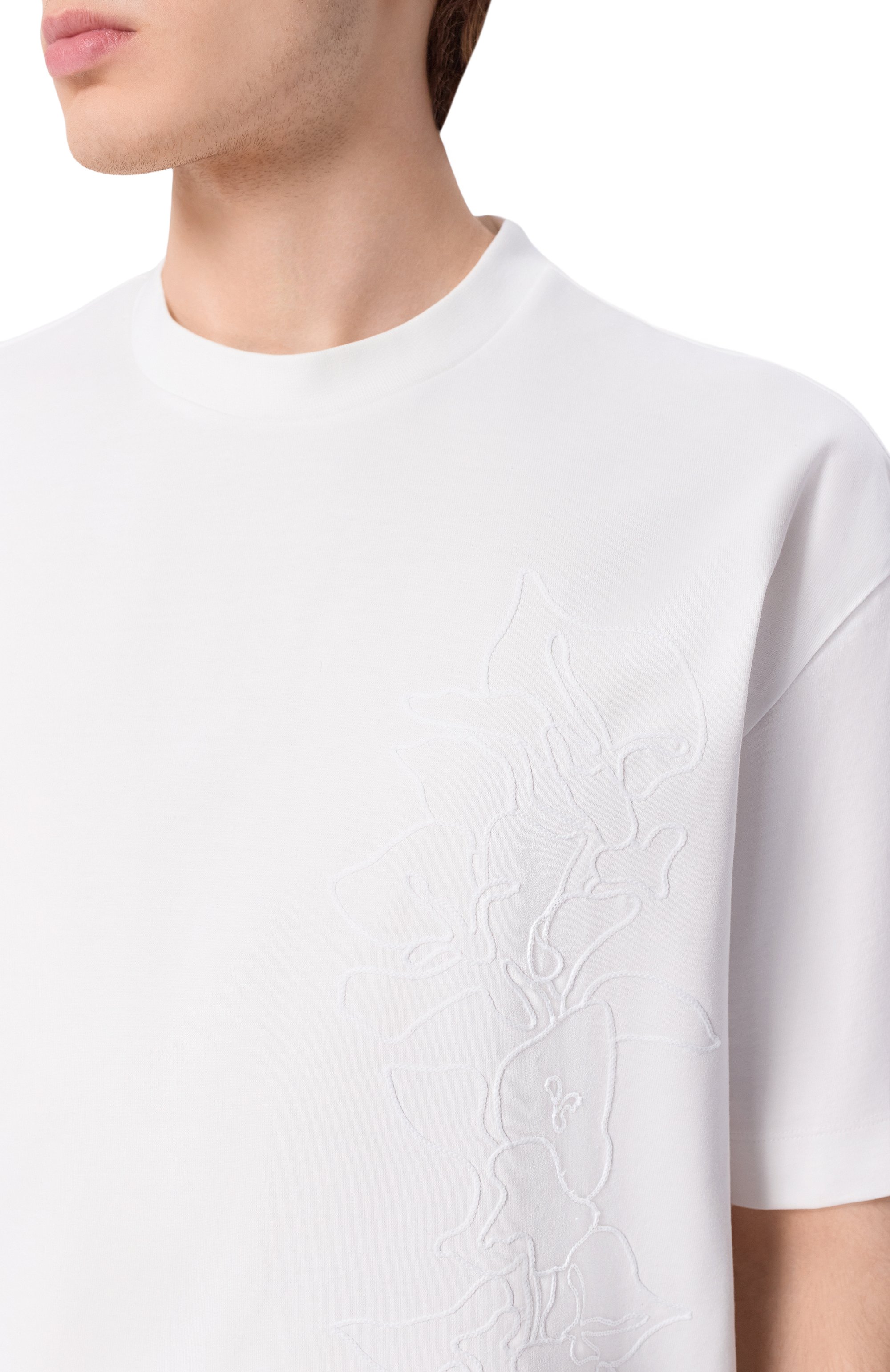 Хлопковая футболка BOSS, арт. 50558859, фото 5