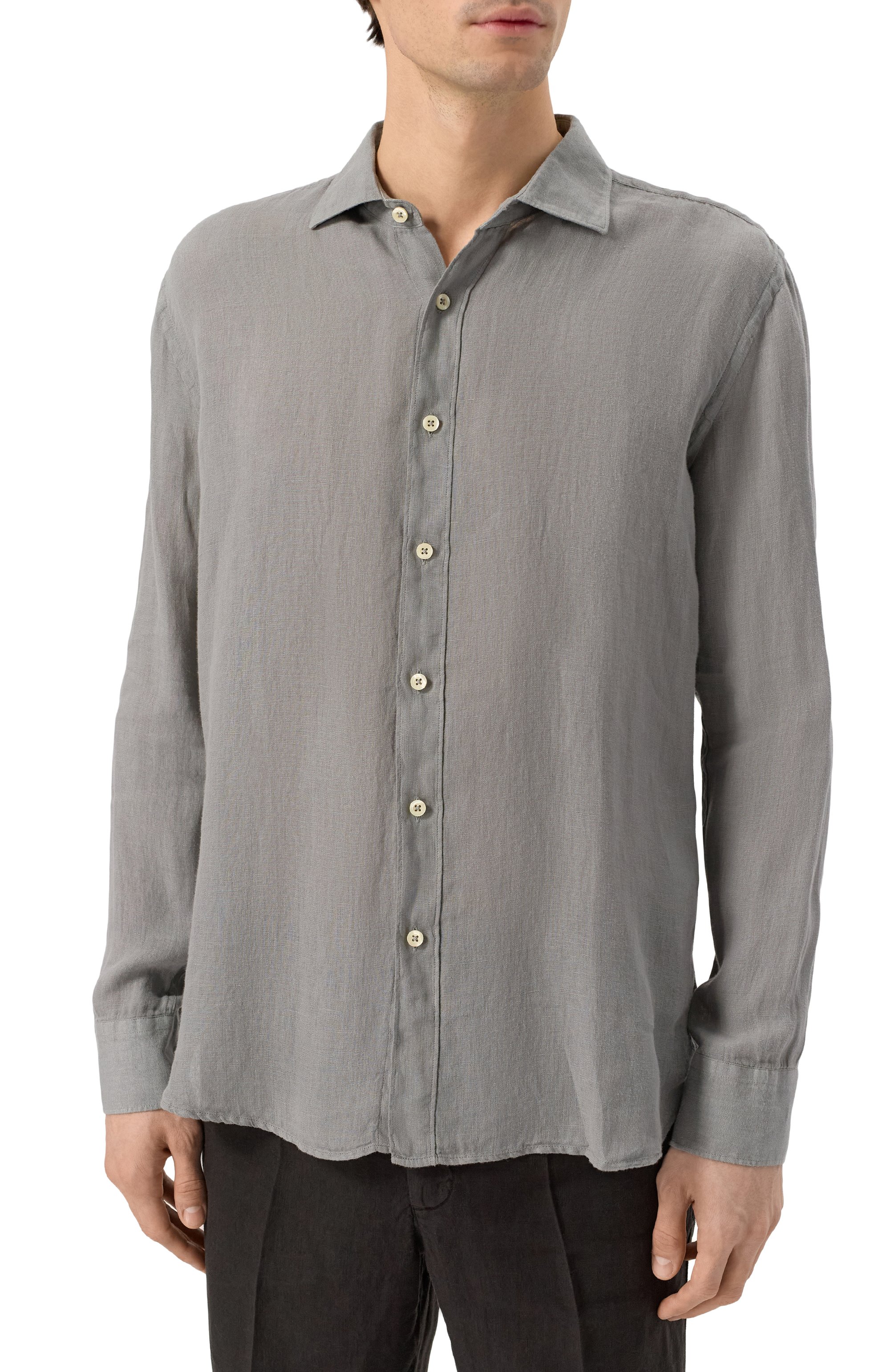 Льняная рубашка 120% LINO, арт. 32ALIM1311/0115/000, фото 3