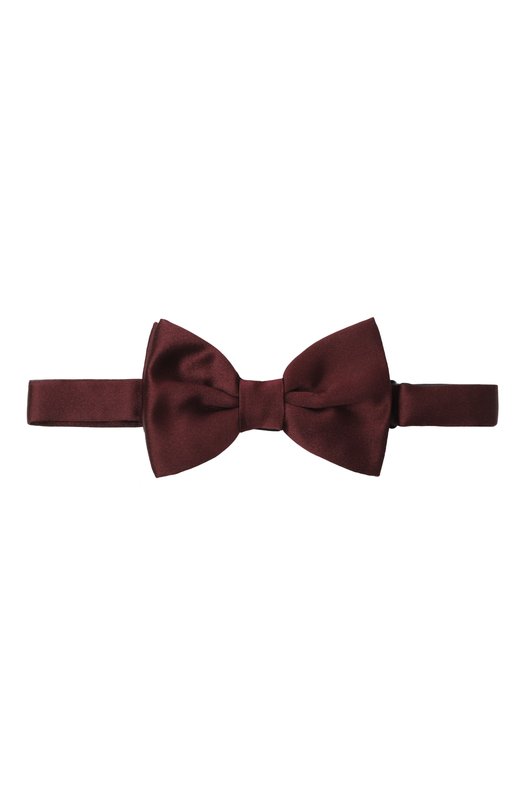 Шелковый галстук-бабочка Corneliani 26U308-2620301 Бордовый 26U308-2620301