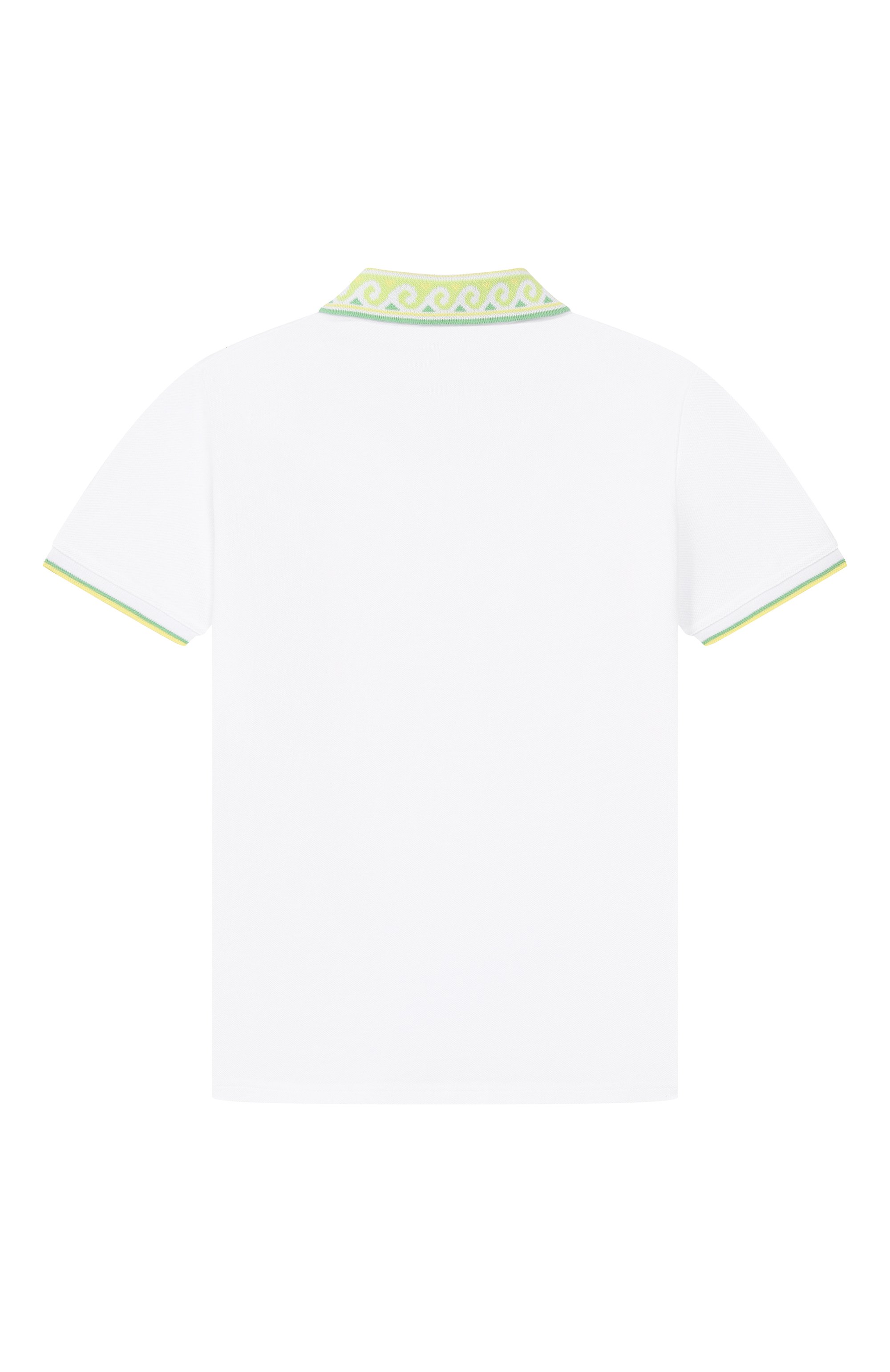 Хлопковое поло CASABLANCA, арт. K-SP26-JTP-370-01-G-EX-BC, фото 2