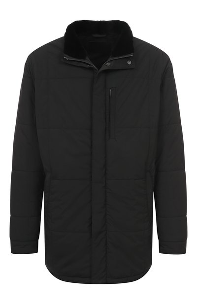 Мужская куртка с воротником из норки MVST, арт. 53453/BIG SIZE/0LMETEX AMEDE0