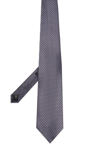 Шелковый галстук с узором ZEGNA, арт. Z3W08/1XW, фото 2