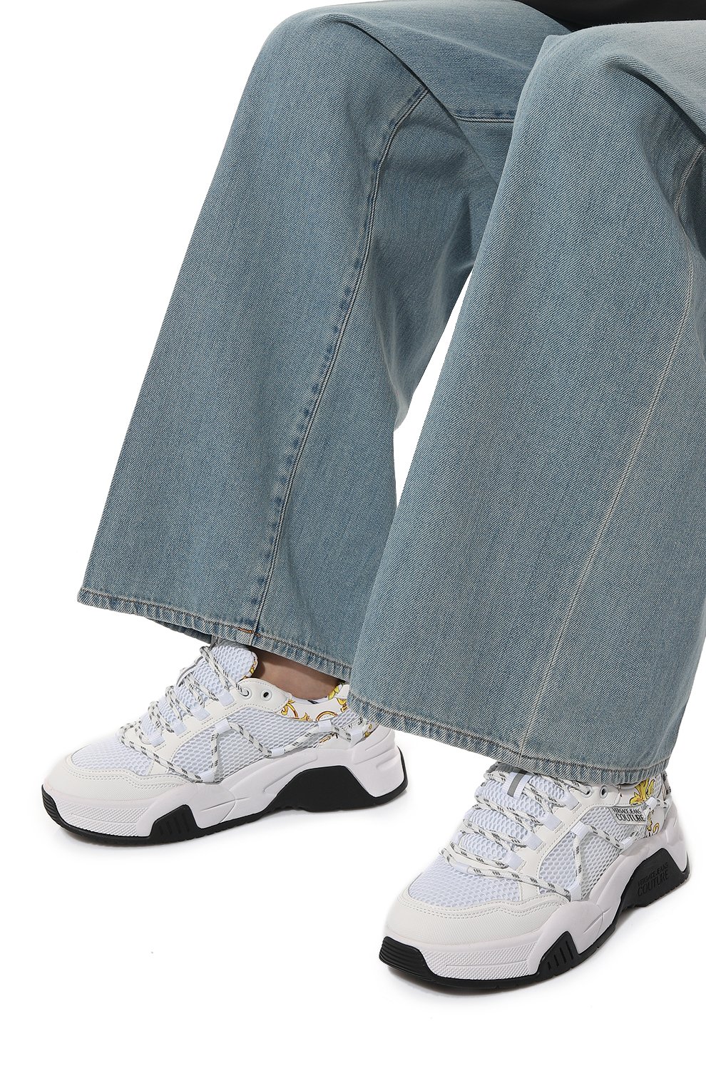 Комбини рованные кроссовки VERSACE JEANS COUTURE, арт. 74VA3SF1/ZS675, фото 3