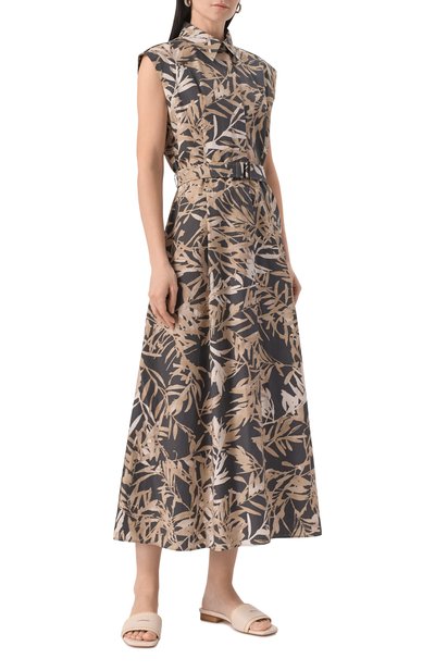 Хлопковое платье BRUNELLO CUCINELLI, арт. ML900A5286, фото 3