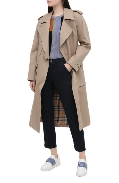 Кожаные кеды open VALENTINO, арт. UW2S0781/BLU, фото 2